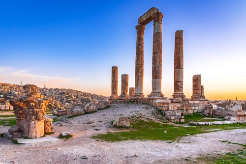 Amman,,Jordan.,The,Citadel,And,Temple,Of,Hercules,,Jabal,Al-qal'a