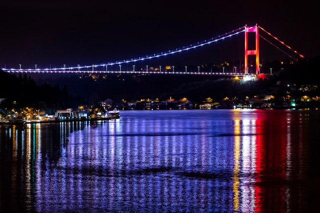 Photo by <a href="https://unsplash.com/@hulkiokantabak?utm_content=creditCopyText&utm_medium=referral&utm_source=unsplash">Hulki Okan Tabak</a> on <a href="https://unsplash.com/photos/red-and-blue-lighted-bridge-during-night-CE80geljURk?utm_content=creditCopyText&utm_medium=referral&utm_source=unsplash">Unsplash</a> 