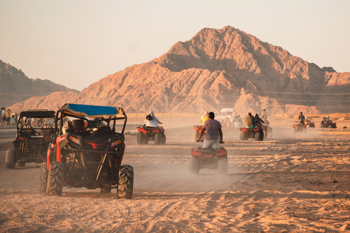 Quad,Bikes,Safari,In,The,Desert,,Egypt.,Safari,Trip,Through